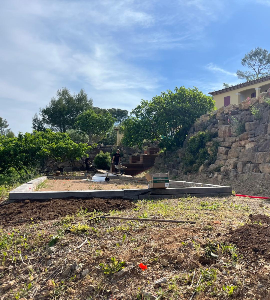 Création jardin Carnoules